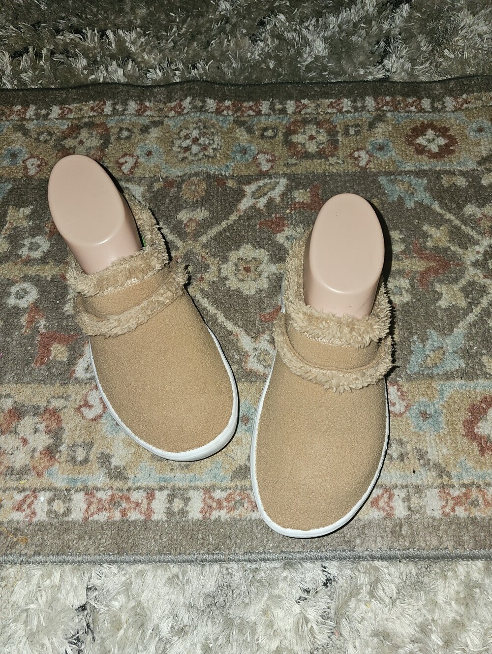 OOFOS 'OOcoozie' Chestnut Mules Clogs Slipons Slippers Size 7.5 Pre-owned